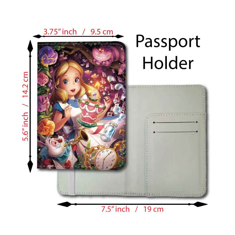 Alice In Wonder Land | Passport Holder & Luggage Tag