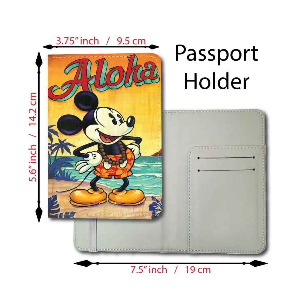 Aloha Mickey | Passport Holder & Luggage Tag