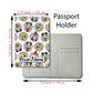 Little Mickey, Minnie & Pluto Fabric Collage | Passport Holder & Luggage Tag