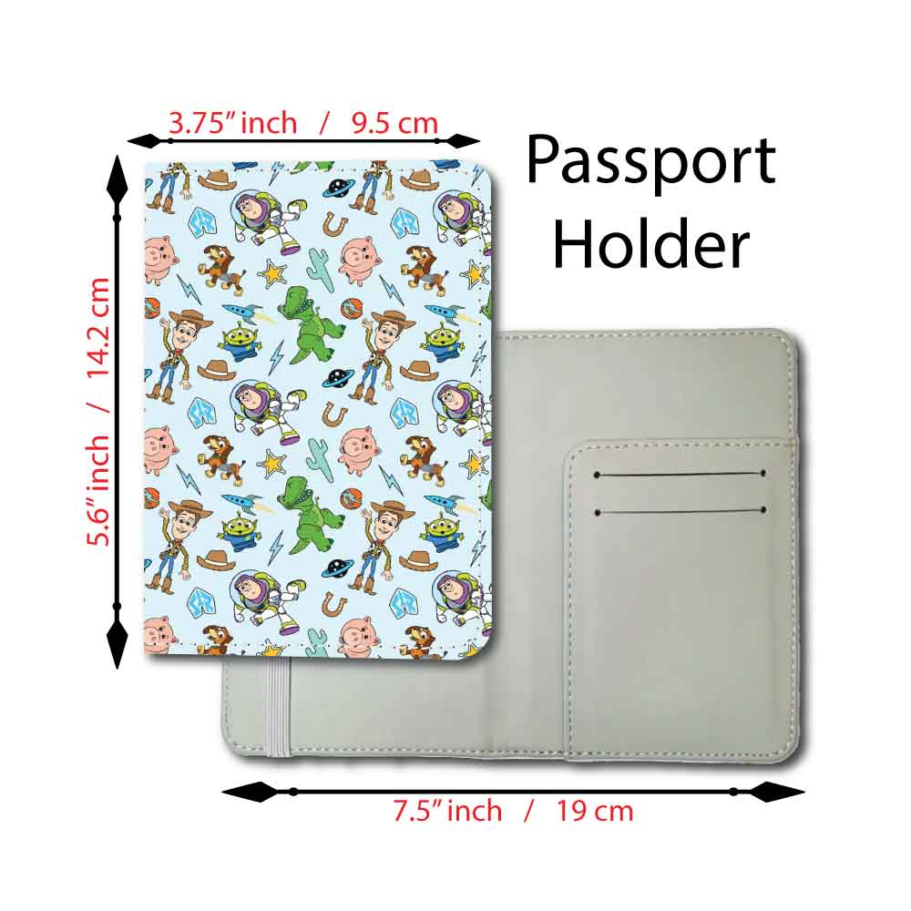 Toy Story Fabric Collage | Passport Holder & Luggage Tag