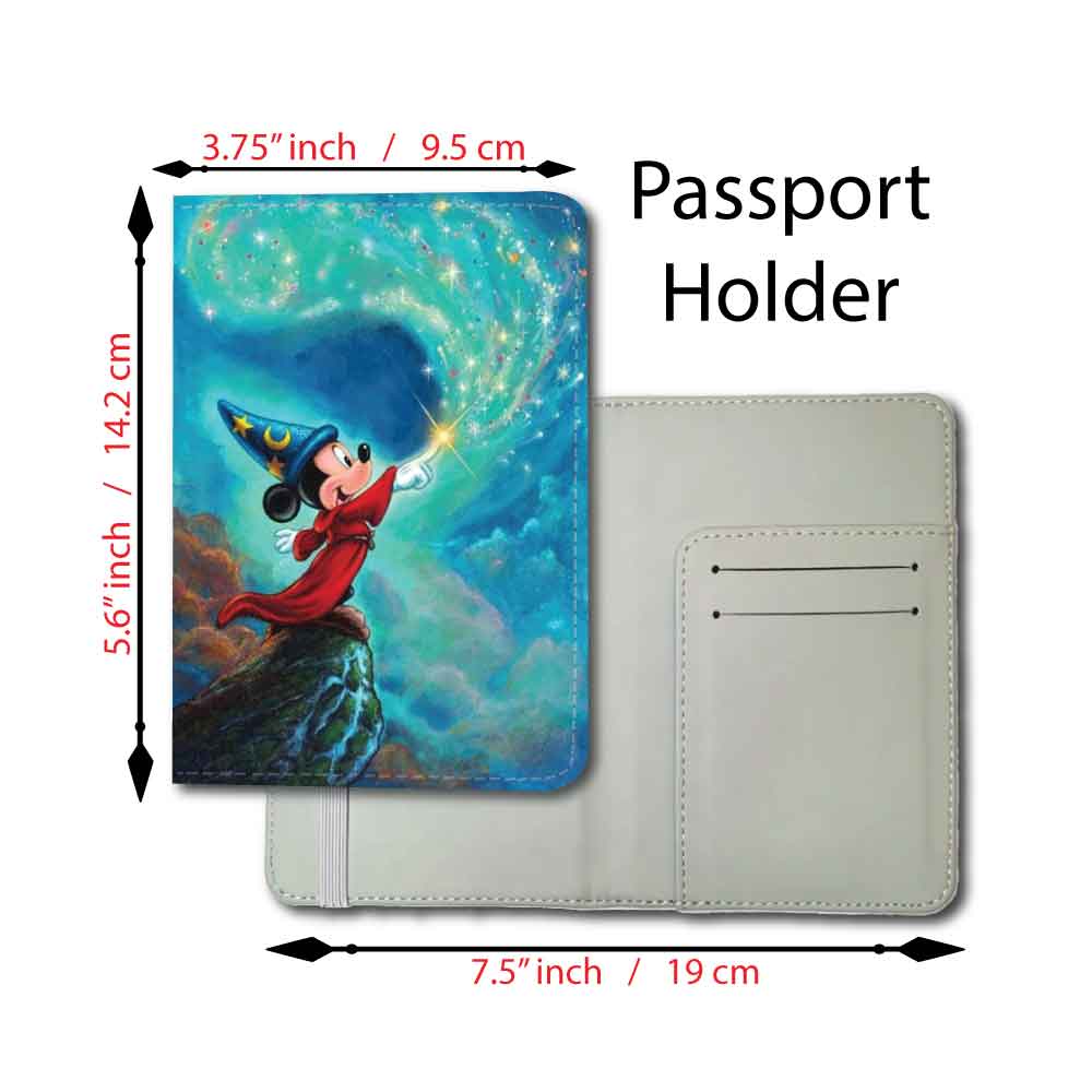 Wizard Mickey Mouse | Passport Holder & Luggage Tag