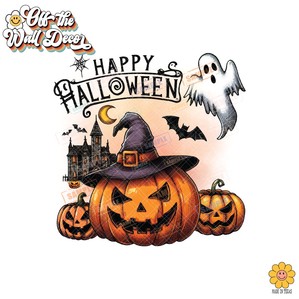 Happy Halloween SET of 2 | Pot holders, Trivets, Hot pads, Oven mitts, Heat resistant, and Washable