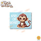 Baby Boy Monkey | Baby on Board | Suction Cup Sign, Magnet OR Vinyl Decal Sticker
