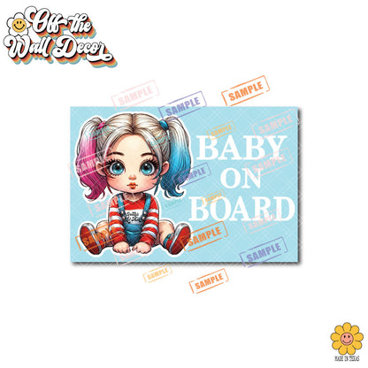 Baby Harley | Baby on Board | Vinyl Decal Sticker