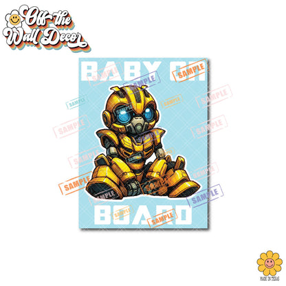 Baby Bumble Bee | Baby on Board | Vinyl Decal Sticker