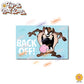 Back Off! Taz | Suction Cup Sign, Magnet OR Vinyl Decal Sticker