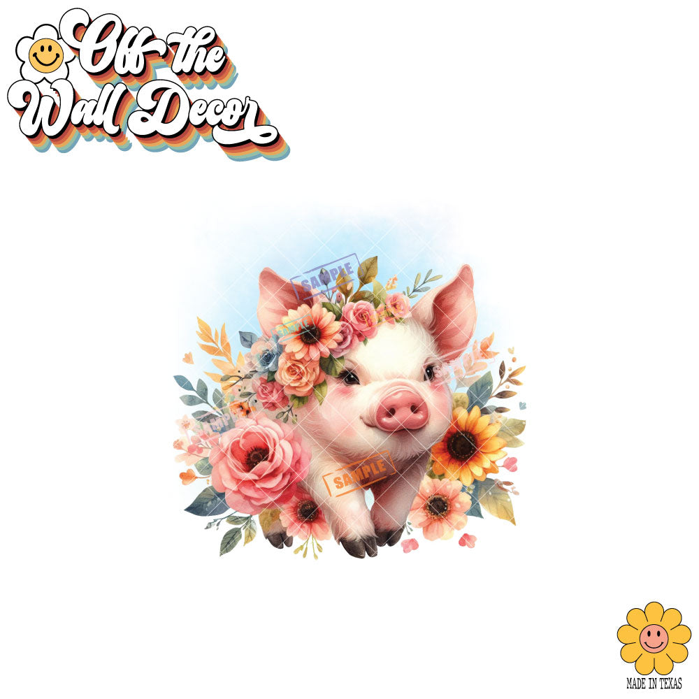 Floral Pig