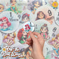 Princess 1st Year Milestone Vinyl decal stickers | Includes all 12 stickers