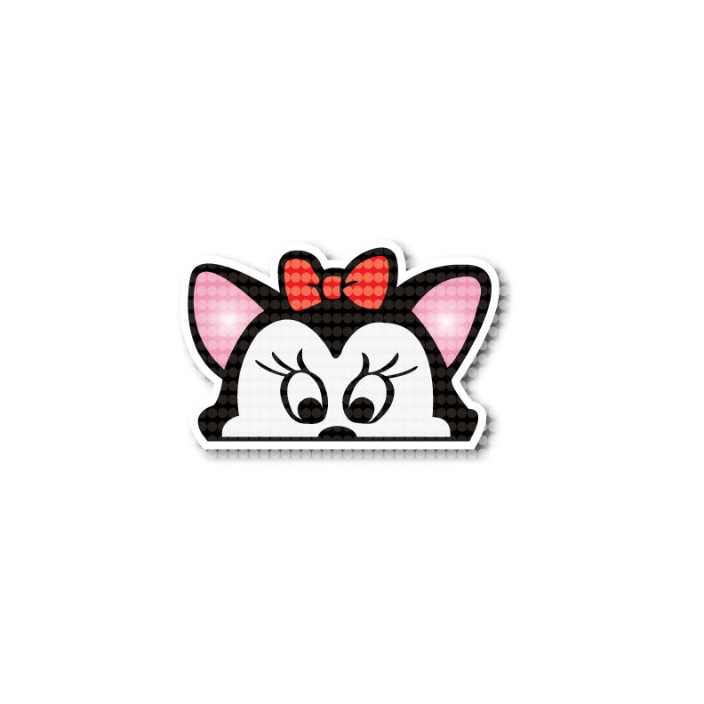 Mickey & Minnie Mouse Peeking Family