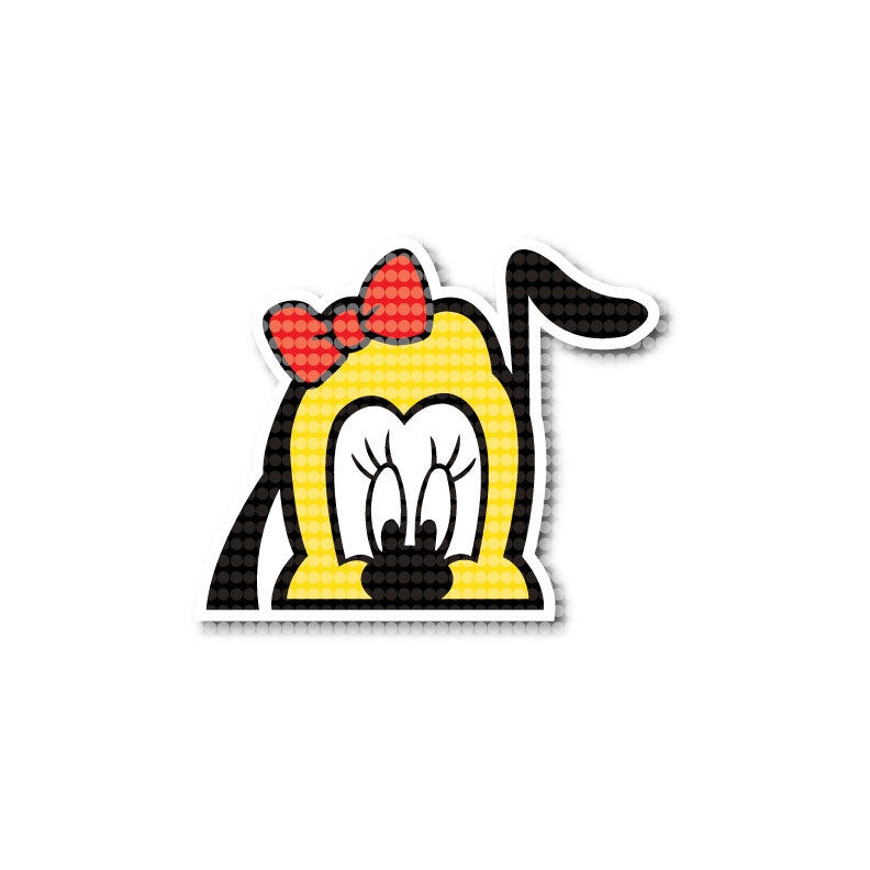 Mickey & Minnie Mouse Peeking Family