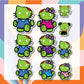 Cute Adorable Hello Kitty Zombies Family