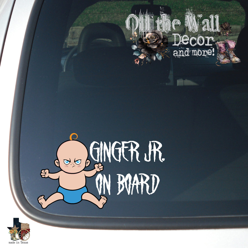 Custom Baby | Ginger Jr. on Board