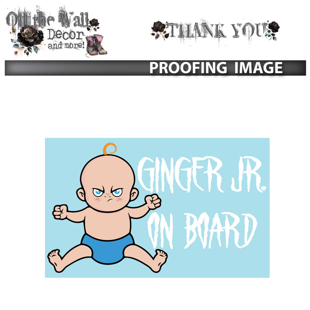 Custom Baby | Ginger Jr. on Board
