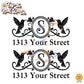Hummingbird Mailbox Lettering