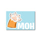 Kitten Paw MOH Car Window Vinyl Decal Sticker