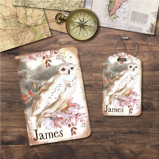 Wizards Owl | Passport Holder & Luggage Tag