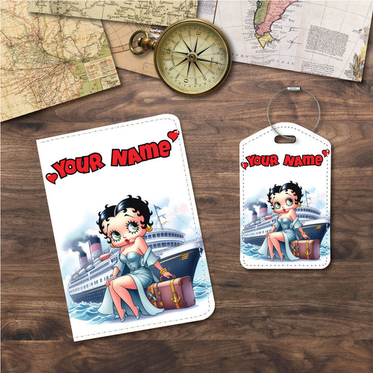 Betty Boop Cruising | Passport Holder & Luggage Tag