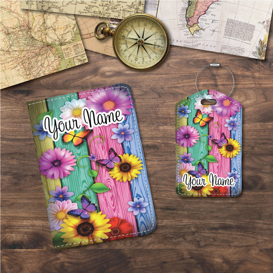 Flowers | Passport Holder & Luggage Tag