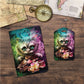 Colorful Cheshire Cat | Passport Holder & Luggage Tag