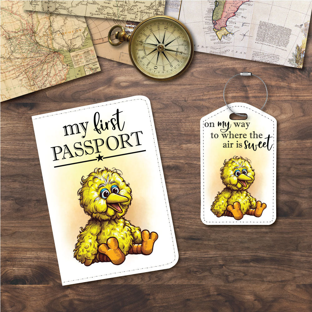 Baby Big Bird | Passport Holder & Luggage Tag