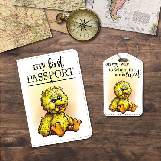 Baby Big Bird | Passport Holder & Luggage Tag