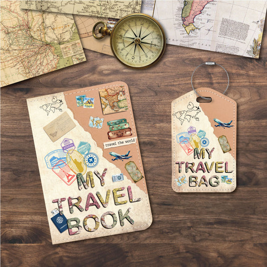 My Travel Book | Passport Holder & Luggage Tag