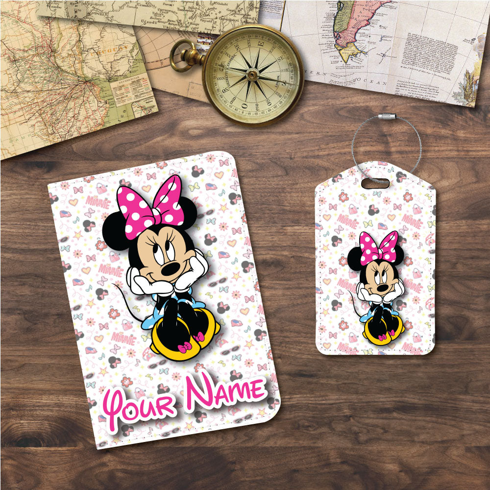 Minnie Pink Elements | Passport Holder & Luggage Tag