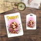 Rapunzel | Passport Holder & Luggage Tag | Quote: Best.Day.Ever!