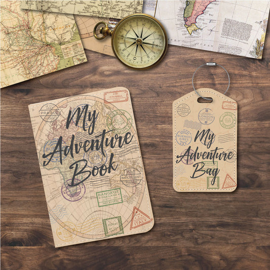 My Adventure Book | Passport Holder & Luggage Tag