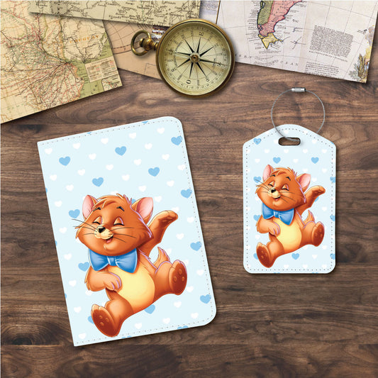 Toulouse Kitten | Passport Holder & Luggage Tag