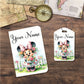 Minnie in Pink | Passport Holder & Luggage Tag