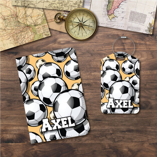 Soccer | Passport Holder & Luggage Tag