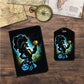 Captain Hook Silhouette | Passport Holder & Luggage Tag