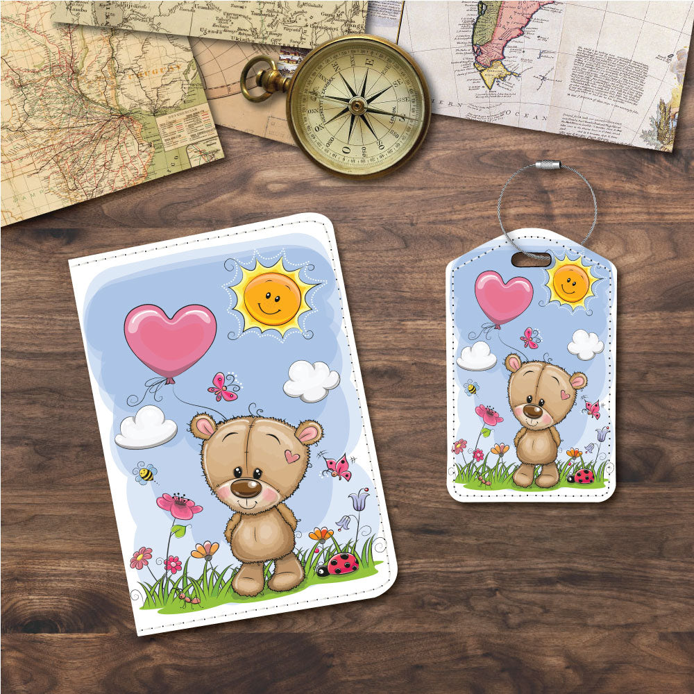 Little Bear | Passport Holder & Luggage Tag