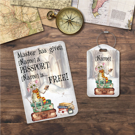 Doby House Elf "Quote" | Passport Holder and Luggage Tag