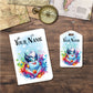 Little Mermaid - "Ursula" | Passport Holder & Luggage Tag