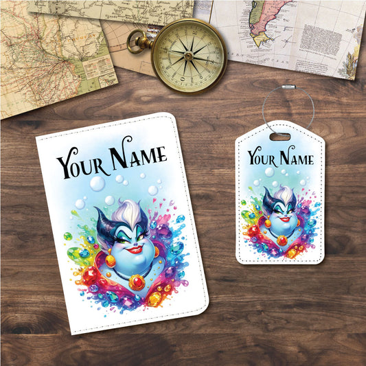 Little Mermaid - "Ursula" | Passport Holder & Luggage Tag