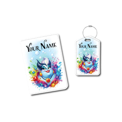 Little Mermaid - "Ursula" | Passport Holder & Luggage Tag