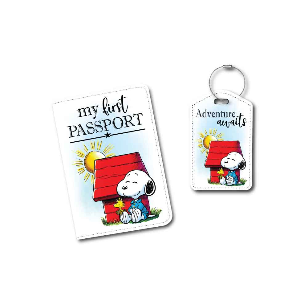 Snoopy & Woodstock  | Passport Holder & Luggage Tag