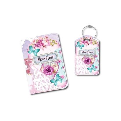 Butterfly Scrapbook | Passport Holder & Luggage Tag