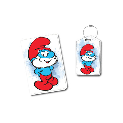 Papa Smurf | Passport Holder & Luggage Tag