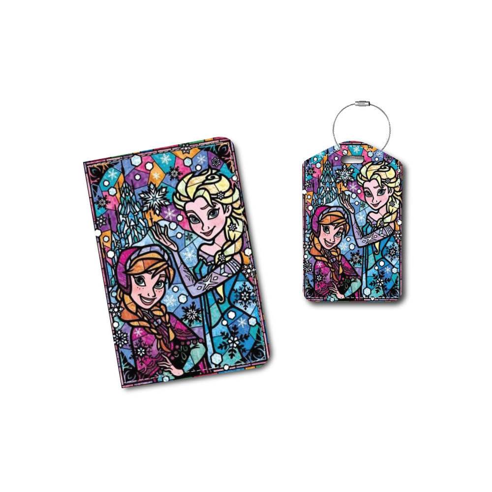 Anna & Elsa "Stained Glass"