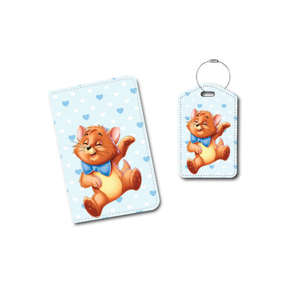 Toulouse Kitten | Passport Holder & Luggage Tag