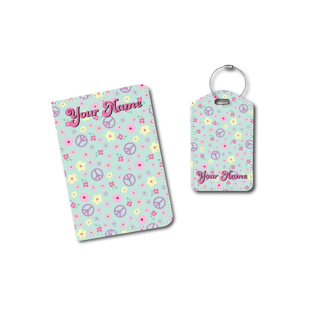 Peace Collage | Passport Holder & Luggage Tag
