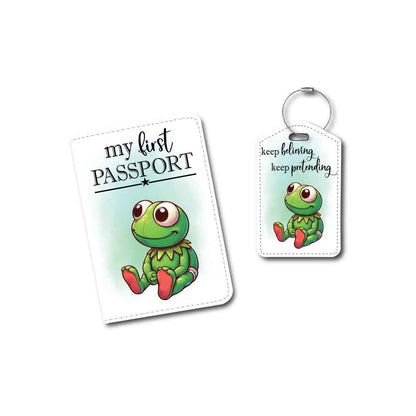 Baby Kermit | Passport Holder & Luggage Tag