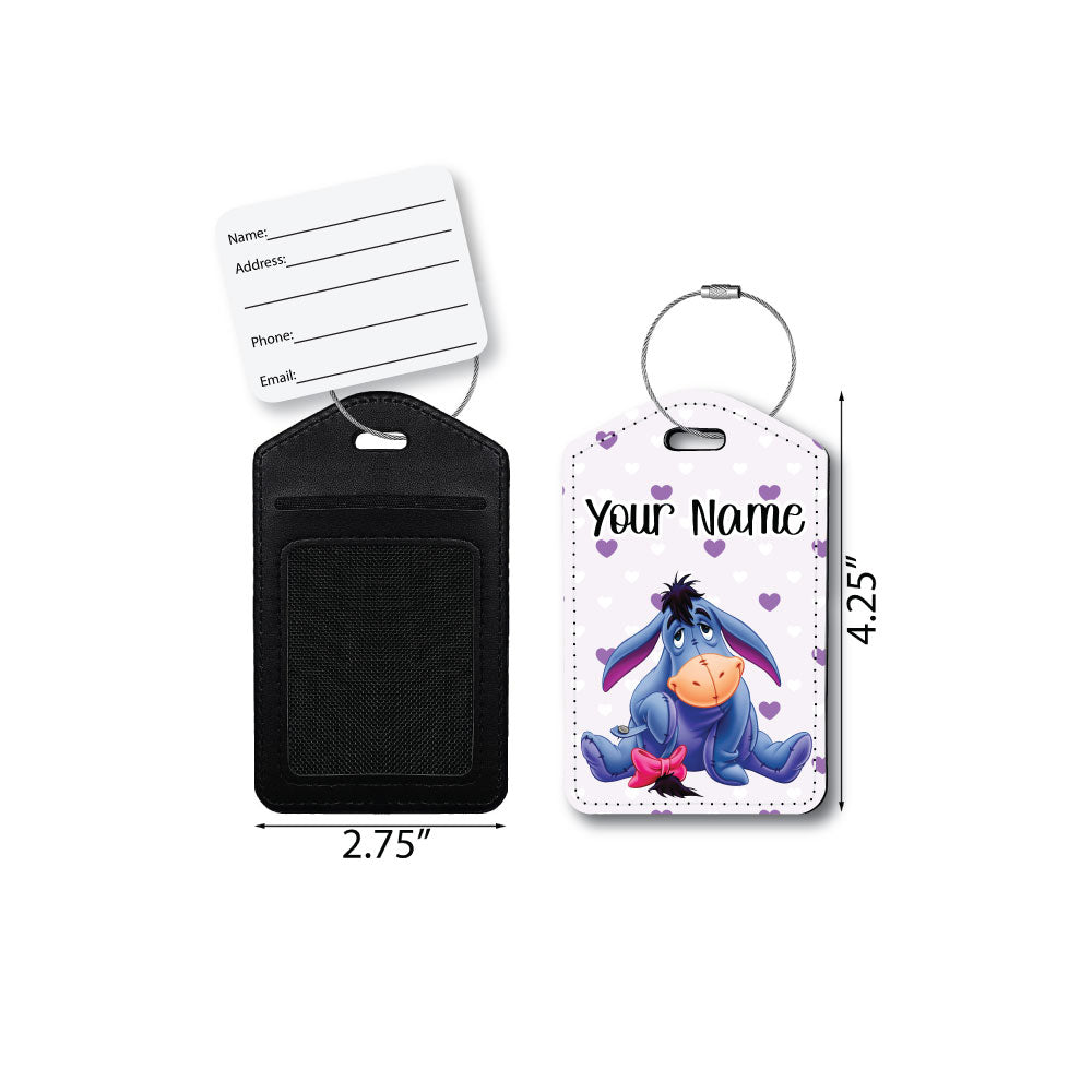 Eeyore with Hearts | Passport Holder & Luggage Tag