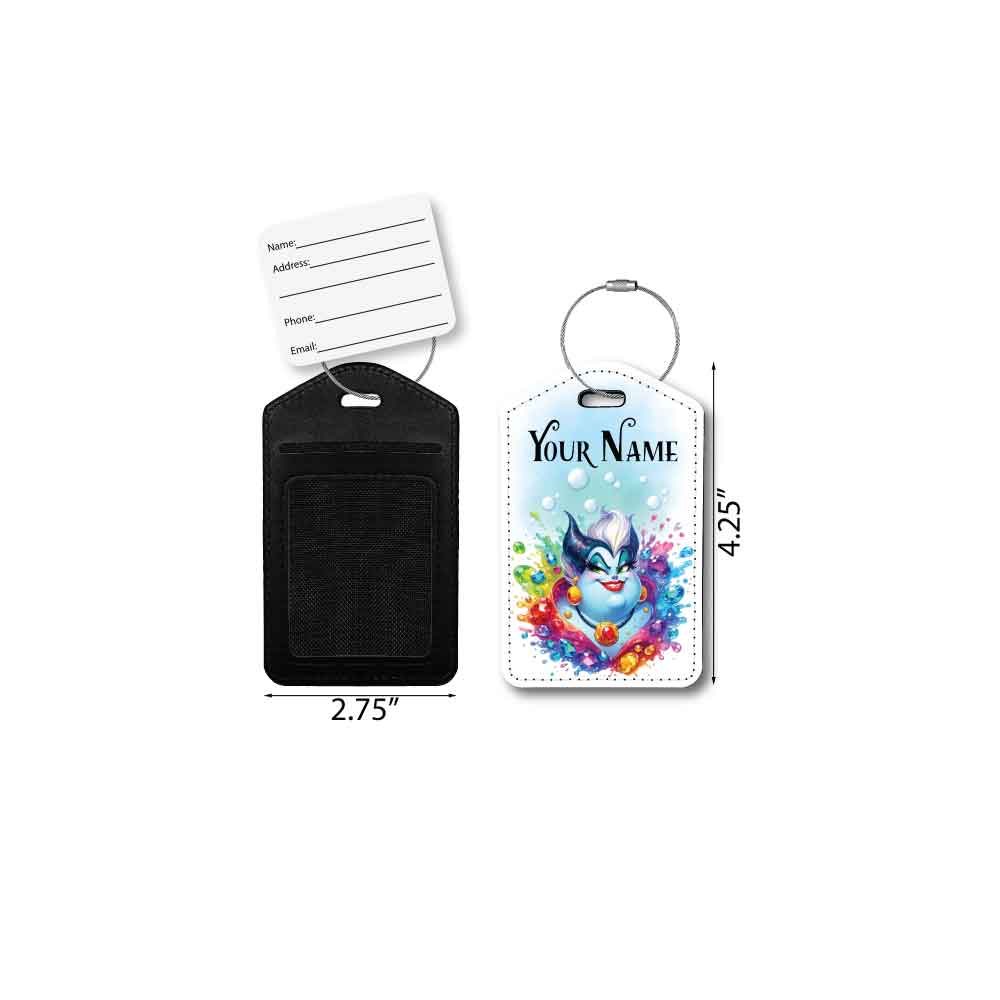 Little Mermaid - "Ursula" | Passport Holder & Luggage Tag