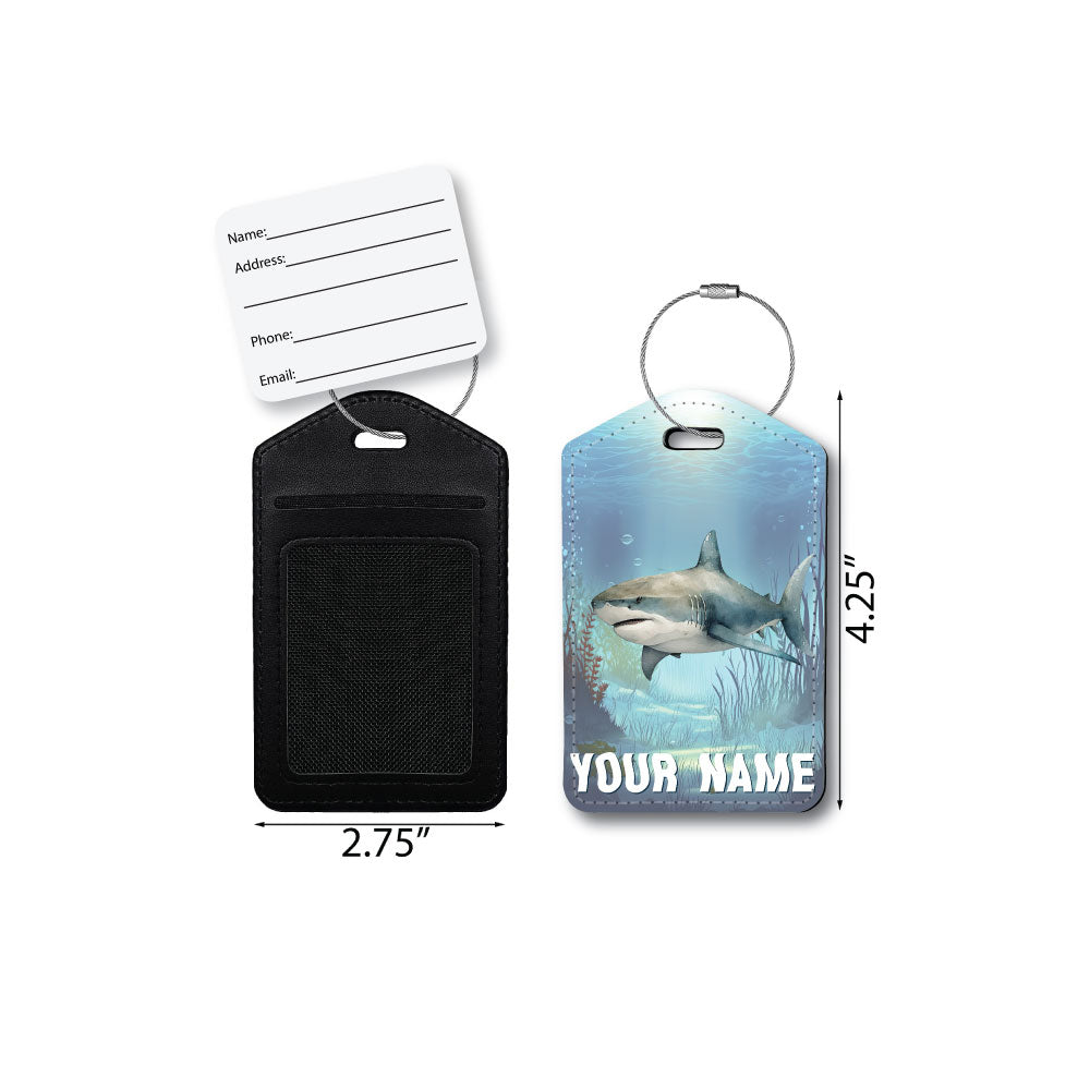 Shark | Passport Holder & Luggage Tag