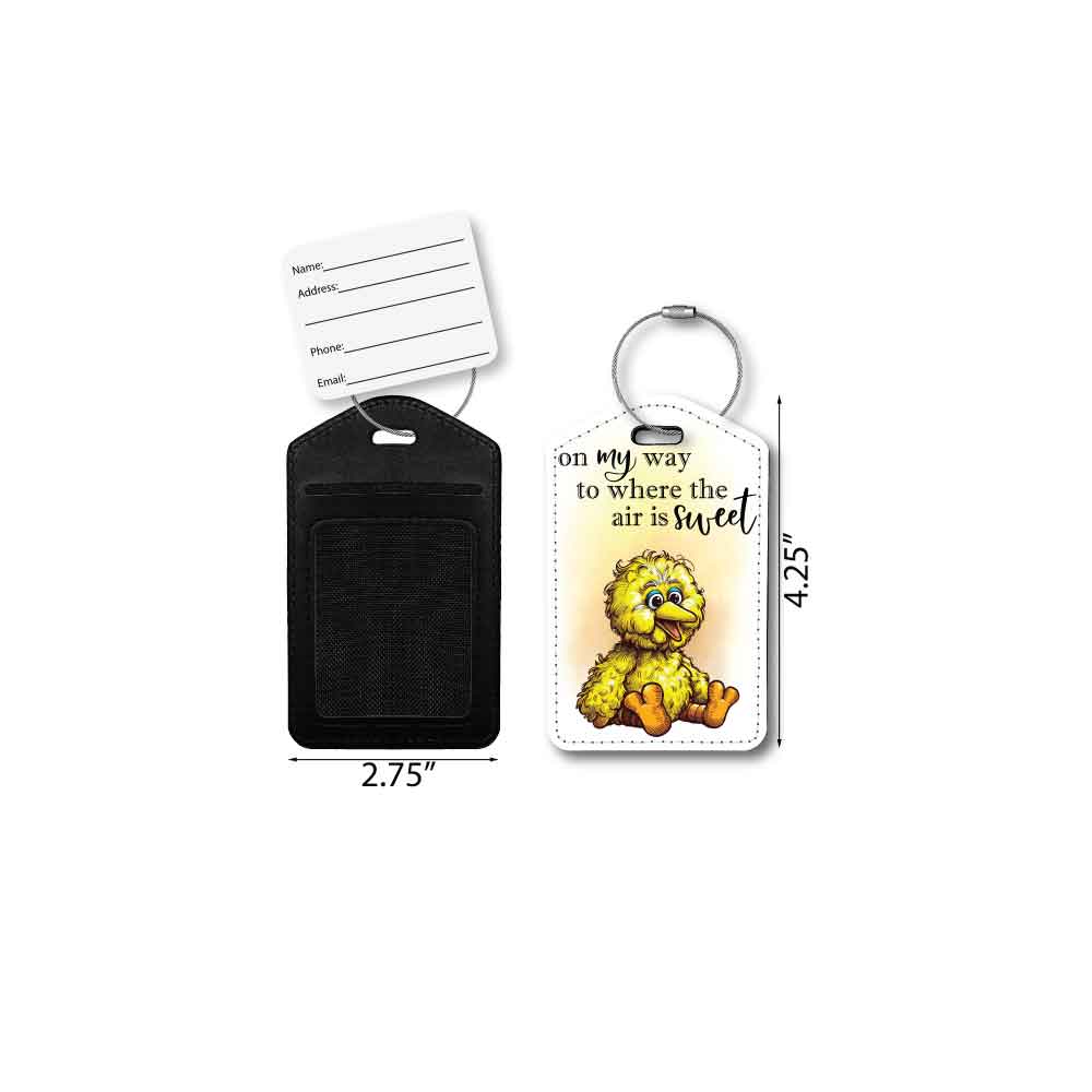Baby Big Bird | Passport Holder & Luggage Tag