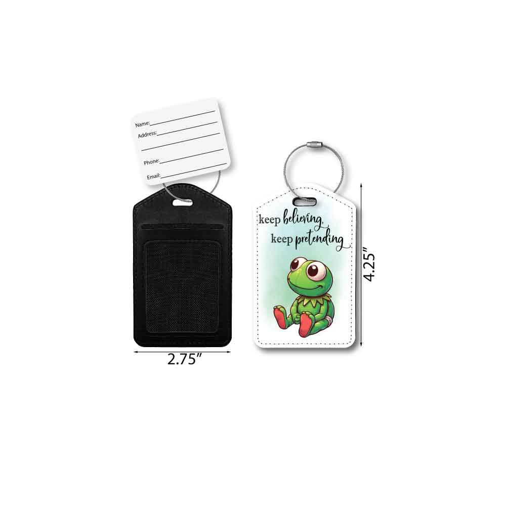 Baby Kermit | Passport Holder & Luggage Tag